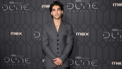 Besides making the internet swoon over his good looks, Josh has won over netizens with his statement-making style. While attending the premiere of Dune: Prophecy at Jazz at Lincoln Center, he wore a grey V-neck blazer and matching pants that fit him like a second skin. He accessorised the ensemble with rings and a pendant-adorned chain. (Getty Images via AFP) Besides making the internet swoon over his good looks, Josh has won over netizens with his statement-making style. While attending the premiere of Dune: Prophecy at Jazz at Lincoln Center, he wore a grey V-neck blazer and matching pants that fit him like a second skin. He accessorised the ensemble with rings and a pendant-adorned chain. (Getty Images via AFP)