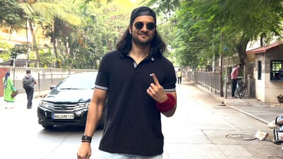 New dad Ali Fazal also cast his vote and asked the photographers if they did their duty too. New dad Ali Fazal also cast his vote and asked the photographers if they did their duty too.