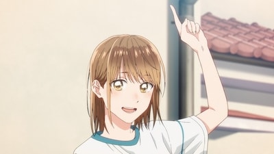 Chinatsu is pictured in a preview image for Blue Box Episode 8. (Telecom Animation Film) Chinatsu is pictured in a preview image for Blue Box Episode 8. (Telecom Animation Film)