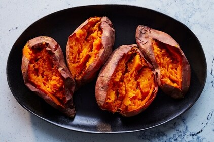 Baked sweet potato (Photo: NYT Cooking) Baked sweet potato (Photo: NYT Cooking)