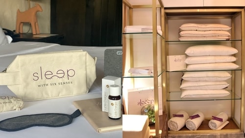 Various hotel brands are providing curated sleep kits. Various hotel brands are providing curated sleep kits.