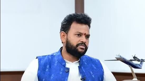 Union civil aviation minister Ram Mohan Naidu