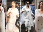 Ananya Panday, Alia Bhatt, Malaika Arora and Janhvi Kapoor wear the same kurta set. Ananya Panday, Alia Bhatt, Malaika Arora and Janhvi Kapoor wear the same kurta set.
