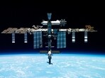 This undated photo provided by Roscosmos shows the International Space Station. A NASA power outage disrupted communication between Mission Control and the International Space Station on Tuesday, July 25, 2023. This undated photo provided by Roscosmos shows the International Space Station. A NASA power outage disrupted communication between Mission Control and the International Space Station on Tuesday, July 25, 2023.