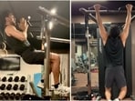 In the video, Ranbir can be seen effortlessly pulling off intense pullups. In the video, Ranbir can be seen effortlessly pulling off intense pullups.