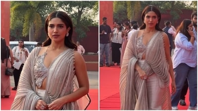 Bhumi Pednekar clicked at IFFI Goa. Bhumi Pednekar clicked at IFFI Goa.