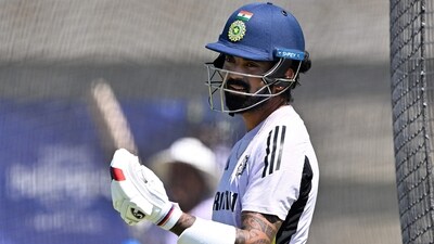 India�s KL Rahul attends a practice session at the Optus Stadium in Perth on November 20, 2024, ahead of first cricket Test between Australia and India (AFP) India�s KL Rahul attends a practice session at the Optus Stadium in Perth on November 20, 2024, ahead of first cricket Test between Australia and India (AFP)