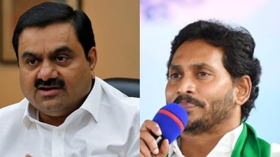 Gautam Adani and Jagan Mohan Reddy