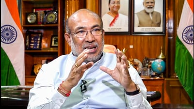 Manipur Chief Minister N. Biren Singh (PTI)
