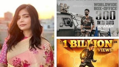 Chinmayi Sripaada called out absence of Sai Pallavi and Dhee on success posters of Amaran and Rowdy Baby Chinmayi Sripaada called out absence of Sai Pallavi and Dhee on success posters of Amaran and Rowdy Baby