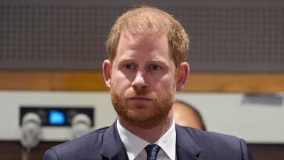Royal expert Duncan Larcombe reveals Prince Harry's heartache over his children not knowing their Royal relatives. (AP Photo/Frank Franklin II, File) (AP)