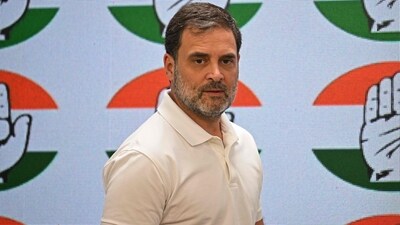 Congress leader Rahul Gandhi at the party headquarters in New Delhi on November 21, 2024. (AFP) Congress leader Rahul Gandhi at the party headquarters in New Delhi on November 21, 2024. (AFP)