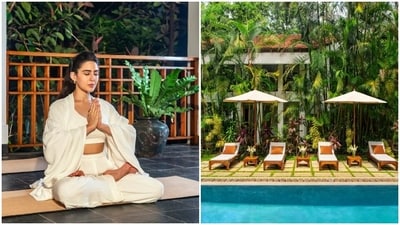 Guests can book Sara Ali Khan's wellness retreat from November 27. Guests can book Sara Ali Khan's wellness retreat from November 27.