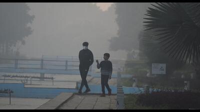 The AQI touched 494 on Monday. (HT PHOTO ) The AQI touched 494 on Monday. (HT PHOTO )