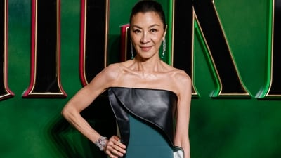 Michelle Yeoh plays Madame Morrible in the screen adaptation of Wicked. (Millie Turner/Invision/AP)