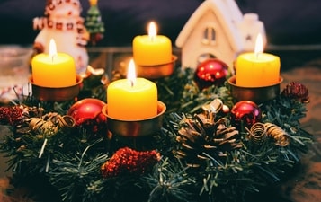 Use candles to complement your holiday decor. Try arranging them in clusters or place them on mantels to enhance the festive mood. Use candles to complement your holiday decor. Try arranging them in clusters or place them on mantels to enhance the festive mood.