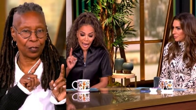 Whoopi Goldberg broke up an on-air fight between The View co-hosts during Wednesday episode of the show (The View) Whoopi Goldberg broke up an on-air fight between The View co-hosts during Wednesday episode of the show (The View)
