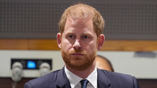 Royal expert Duncan Larcombe reveals Prince Harry's heartache over his children not knowing their Royal relatives. (AP Photo/Frank Franklin II, File) (AP)