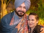 Navjot Singh Sidhu and his wife, Navjot Kaur Sidhu, who is now clinically free from cancer. 