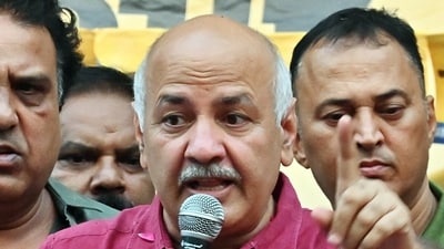 Aam Aadmi Party (AAP) leader Manish Sisodia addresses a gathering. (ANI) Aam Aadmi Party (AAP) leader Manish Sisodia addresses a gathering. (ANI)