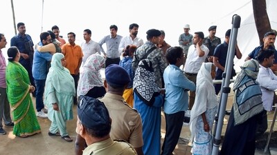 An impressive voter turnout across the state in the assembly elections, marked by a rise by around 4.5% over 2019 (66.05% this year against 61.44% five years ago) has fuelled optimism among leaders of both coalitions. (ANI) An impressive voter turnout across the state in the assembly elections, marked by a rise by around 4.5% over 2019 (66.05% this year against 61.44% five years ago) has fuelled optimism among leaders of both coalitions. (ANI)