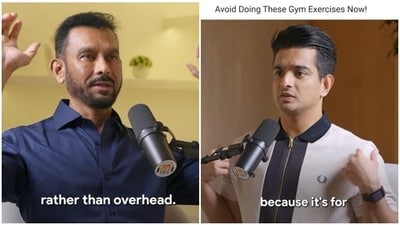 Dr Venkatesh Movva, an orthopaedic doctor, in a podcast with Ranveer Allahbadia. Dr Venkatesh Movva, an orthopaedic doctor, in a podcast with Ranveer Allahbadia.