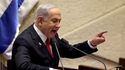 Israeli PM Benjamin Netanyahu says the ICC arrest warrant against him won't stop him from defending Israel (REUTERS)