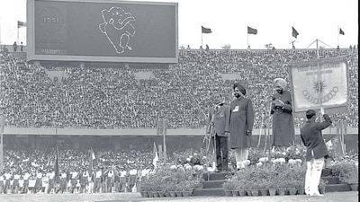 It was a historic moment as the Games have come to India after a gap of 31 years. (HT Photo) It was a historic moment as the Games have come to India after a gap of 31 years. (HT Photo)