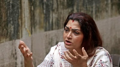 Actor-politician Khushbu Sundar recalls being propositioned on sets. (ANI) Actor-politician Khushbu Sundar recalls being propositioned on sets. (ANI)