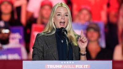 Pam Bond was nominated by Donald Trump to be the next US attorney general (AP)