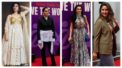 Get ready for a fresh dose of inspiration with today's list of best-dressed stars. From Tamannaah Bhatia's gilded look, Kareena Kapoor in semi-casuals, Sonam Kapoor's innovative cropped blazer and shirt with bows, to Shalini Passi's beautiful gown, here are all the celebrities who are turning heads with their stylish outfits. (Instagram) Get ready for a fresh dose of inspiration with today's list of best-dressed stars. From Tamannaah Bhatia's gilded look, Kareena Kapoor in semi-casuals, Sonam Kapoor's innovative cropped blazer and shirt with bows, to Shalini Passi's beautiful gown, here are all the celebrities who are turning heads with their stylish outfits. (Instagram)
