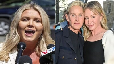 Karoline Leavitt, newly appointed White House Press Secretary under Trump, laughed off questions about Ellen DeGeneres relocating to the UK, (AP, X) Karoline Leavitt, newly appointed White House Press Secretary under Trump, laughed off questions about Ellen DeGeneres relocating to the UK, (AP, X)