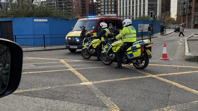 A loud bang was heard near the US Embassy in Nine Elms, London, on Friday, November 22, after police conducted a controlled explosion on a suspicious package. (X)