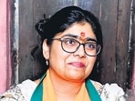 Sreejaya Chavan was earlier in the Congress and shifted her political loyalty to the BJP after her father joined the saffron outfit in February this year. Sreejaya Chavan was earlier in the Congress and shifted her political loyalty to the BJP after her father joined the saffron outfit in February this year.