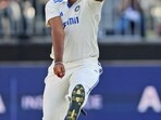 India's captain Jasprit Bumrah bowls a delivery on the first day of the first cricket test between Australia and India in Perth, Australia, Friday, Nov. 22, 2024. (AP Photo/Trevor Collens)