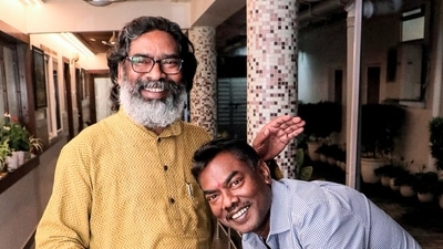 Jharkhand CM Hemant Soren's brother Basant Soren won the Dumka assembly seat by 14,588 votes on Saturday. BJP candidate Sunil Soren was in second place in the seat, securing 81,097 votes. The JMM candidate got 95,685 votes. (ANI) Jharkhand CM Hemant Soren's brother Basant Soren won the Dumka assembly seat by 14,588 votes on Saturday. BJP candidate Sunil Soren was in second place in the seat, securing 81,097 votes. The JMM candidate got 95,685 votes. (ANI)