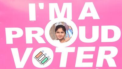 Children pose after casting their vote in Ghaziabad, Uttar Pradesh on November 20. (Sakib Ali/ HT Photo) Children pose after casting their vote in Ghaziabad, Uttar Pradesh on November 20. (Sakib Ali/ HT Photo)