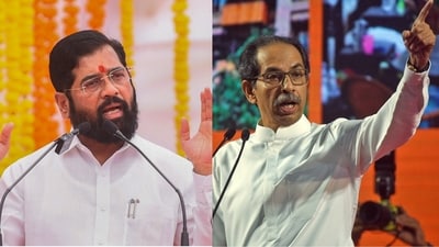 Maharashtra CM Eknath Shinde and former Maharashtra CM Uddhav Thackeray Maharashtra CM Eknath Shinde and former Maharashtra CM Uddhav Thackeray