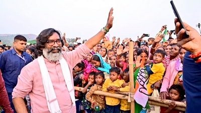 Jharkhand CM Hemant Soren won the Barhait seat by 39,791 votes. He defeated BJP's Gamliyel Hembrom. (PTI) Jharkhand CM Hemant Soren won the Barhait seat by 39,791 votes. He defeated BJP's Gamliyel Hembrom. (PTI)