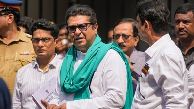 Maharashtra Navnirman Sena (MNS) chief Raj Thackeray during the nomination filing of his son and party candidate Amit Thakeray for Maharashtra Assembly elections, in Mumbai. (PTI file) Maharashtra Navnirman Sena (MNS) chief Raj Thackeray during the nomination filing of his son and party candidate Amit Thakeray for Maharashtra Assembly elections, in Mumbai. (PTI file)