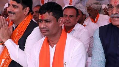 Swarupji Thakor secured 92,129 votes after 24 rounds of counting against Gulabsinh Rajput of the Congress who had 89,734 votes. (X@ChaudhryShankar) Swarupji Thakor secured 92,129 votes after 24 rounds of counting against Gulabsinh Rajput of the Congress who had 89,734 votes. (X@ChaudhryShankar)