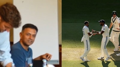 Rahul Dravid takes stock of Perth Test between India and Australia ((Rajasthan Royals/BCCI/X)) Rahul Dravid takes stock of Perth Test between India and Australia ((Rajasthan Royals/BCCI/X))