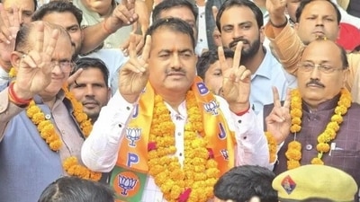 Ramveer Thakur of the Bharatiya Janata Party.