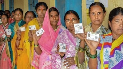 More women turned out to vote in this week’s Maharashtra assembly election. (PTI Photo) More women turned out to vote in this week’s Maharashtra assembly election. (PTI Photo)