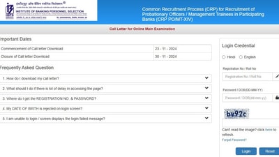 IBPS PO Mains 2024 admit card released at ibps.in IBPS PO Mains 2024 admit card released at ibps.in
