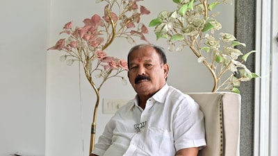 BJP MLA Kalidas Kolambkar. (Anshuman Poyrekar/ Hindustan Times)