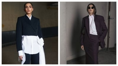 Sonam Kapoor adds interesting elements to her power-dressing styles. (Instagram) Sonam Kapoor adds interesting elements to her power-dressing styles. (Instagram)