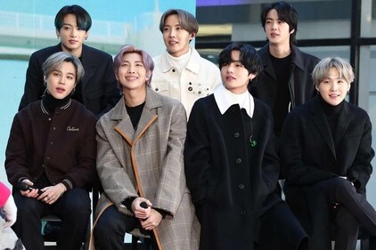 BTS members: RM, Jin, SUGA, j-hope, Jimin, V, and Jung Kook