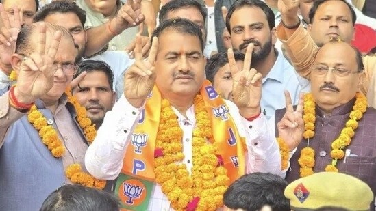 Ramveer Thakur of the Bharatiya Janata Party.