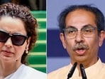 Kangana Ranaut and Uddhav Thackeray Kangana Ranaut and Uddhav Thackeray